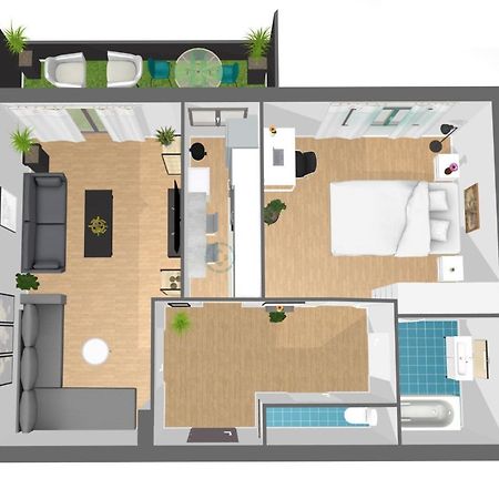 Oasis Au Coeur De Ville เลอเปลซีส์-โรแบงซง ภายนอก รูปภาพ